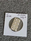 Monarch 1/2 oz .999 Fine Silver Stackable Building Block Brick LEGO