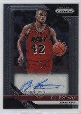 2018-19 Panini Prizm Signatures PJ Brown #S-PJB Auto 01wi