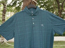    Rhoback The Four Leaf Polo Performance Moisture-Wicking 4-Way Stretch Navy