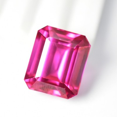 25 kt ZERTIFIZIERTER natürlicher rosa Saphir 15 x 13 mm PERFEKTER loser Edels...