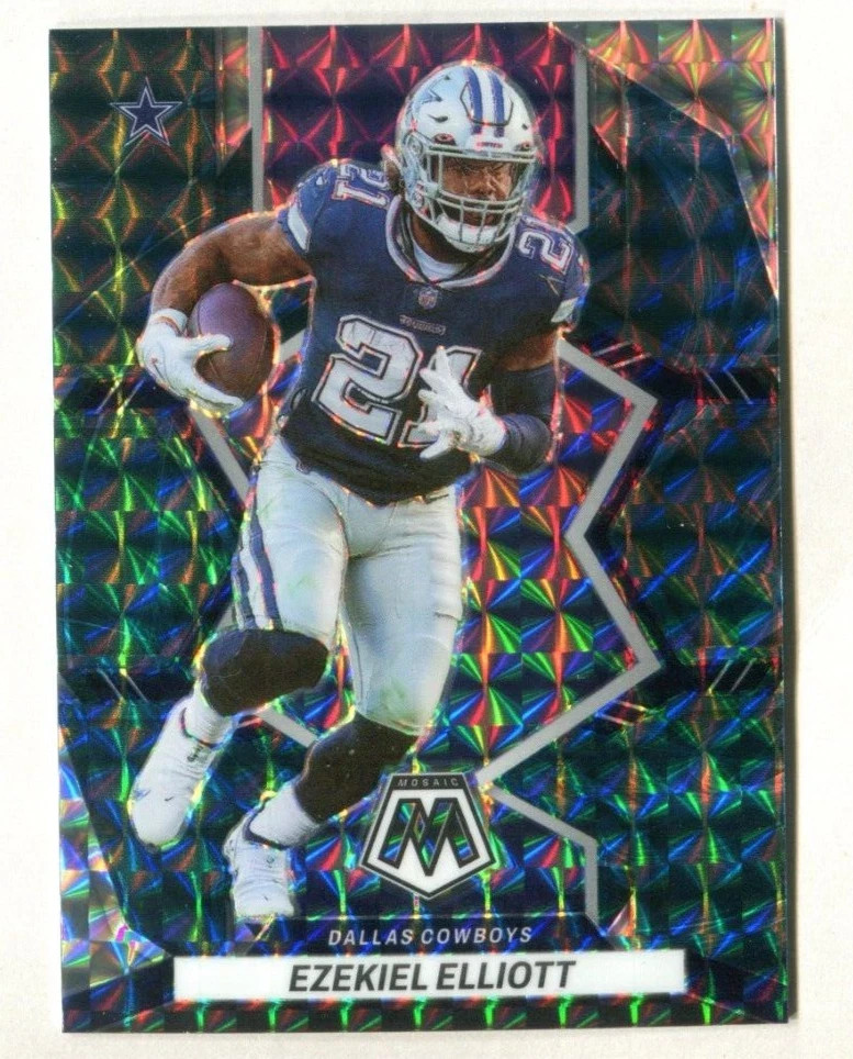 2022 Panini Mosaic - Ezekiel Elliott #53 Genesis Mosaic Prizm