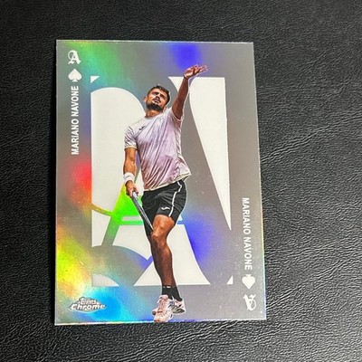 2025 Topps Chrome Tennis Mariano Navone Aces 