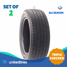 Set Of 2 Used 27555r20 Michelin Defender Ltx Ms 113t - 7.532 Set Of 2 Used 27555r20 Michelin Defender Ltx Ms 113t - 7.532