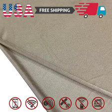 Pure Silver Fabric Conductive Stretchy Faraday Cloth for EMF/RFID/EMI/RF Block