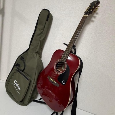 Epiphone DR-100 WR Wine Red Acoustic Guitar w/Soft Case Shipping From Japan