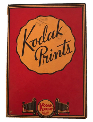 Kodak Prints Vintage Film Wallet 1930s