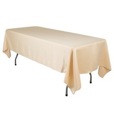 60x102" Lamour Satin Rectangular Tablecloth - Wedding PARTY Catering Event