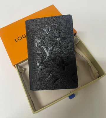 Louis Vuitton Pocket Organizer black Monogram Shadow