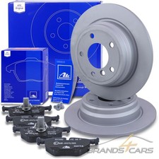 ATE BREMSSCHEIBEN Ø298 VOLL +BREMSBELÄGE HINTEN FÜR BMW 5-ER E39 LIMO 520-525