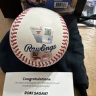2026 Fanatics Under Wraps Vol 1 Roki Sasaki Auto 2025 World Series Logo Baseball — photo 3