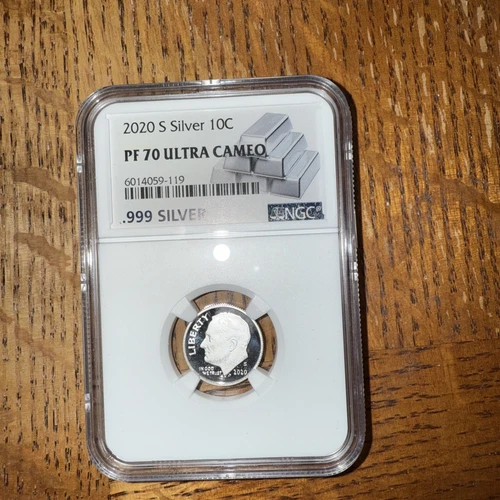 2020 S Roosevelt Dime  SILVER Graded PF70 ULTRA CAMEO by NGC PROOF 