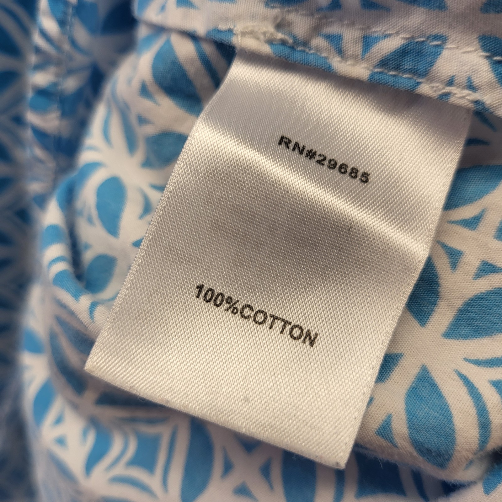 Pendleton Blouse Womens Large Blue Geometric Pull… - image 13