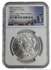 1883 Morgan Silver Dollar $1 O Hot-50 $1 VAM-36A “E” Clash MS 61 NGC US Coin