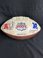 Super Bowl XXXIV Football Sports Take The Game Home Football With 3 Signatures