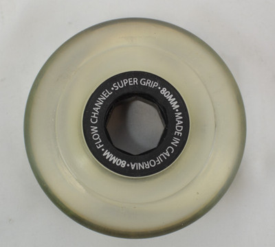 Labeda Slime Super Grip X-Soft Inline Hockey Wheels 80mm Clear 4-Pack (0410-438)