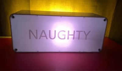 NAUGHTY / NICE  Double Sided Bedroom Decor Accent Night Light Sign Y2K Target
