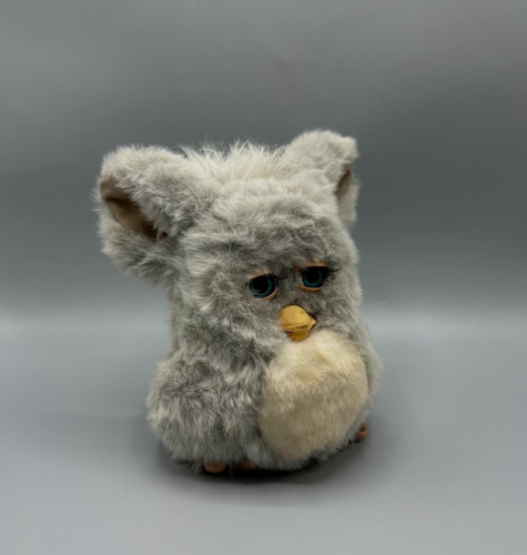 2005 Hasbro Furby Grey Fur Blue Eyes Emoto-Tronic 59294 Tested Working - Picture 1 of 8