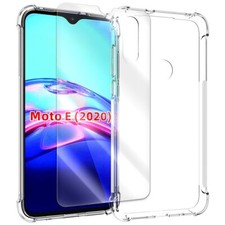 Explosion-proof Screen Protector Clear TPU Case for Motorola Moto E 2020 XT2052