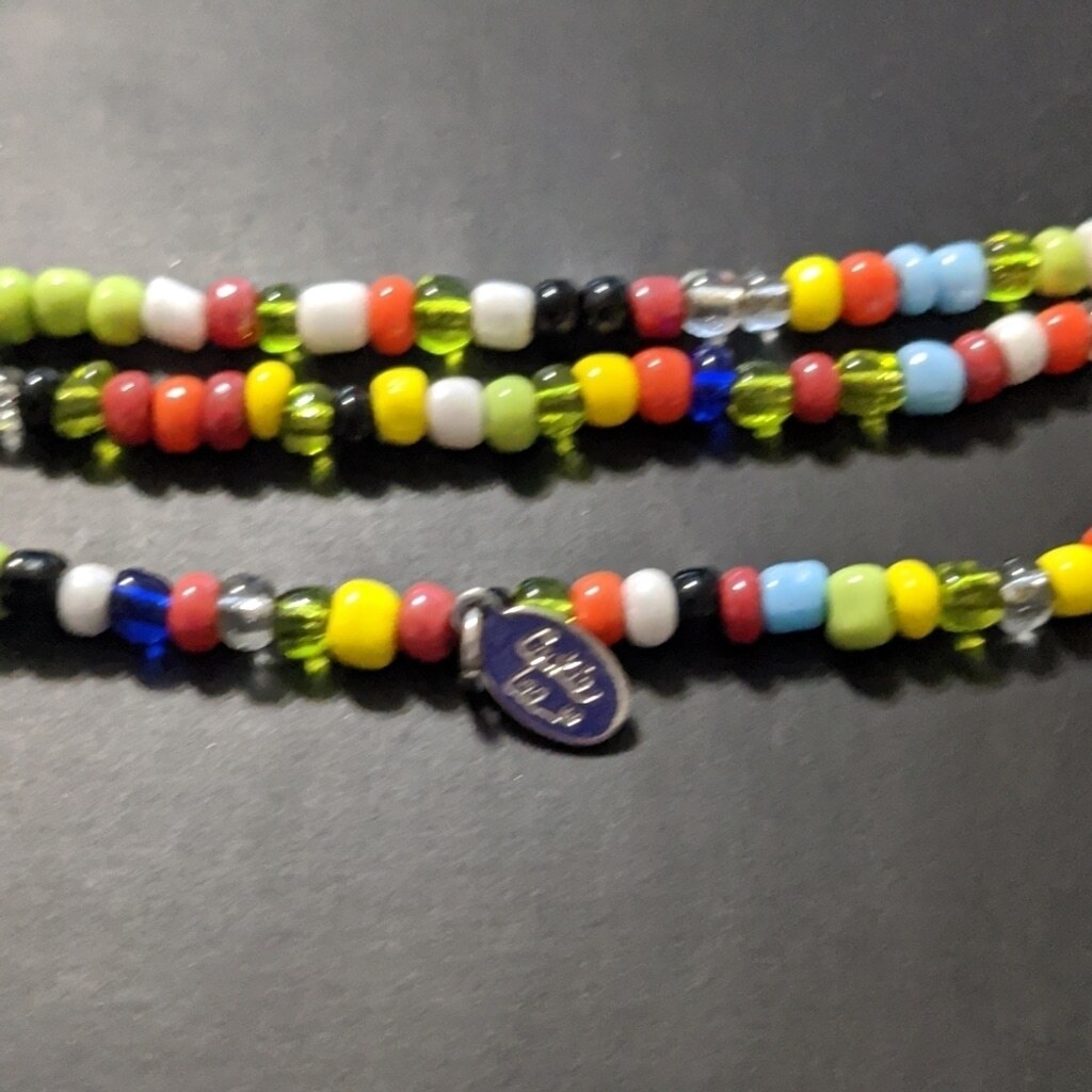 Cookie Lee Rainbow Multi Color Beaded Necklaces a… - image 5