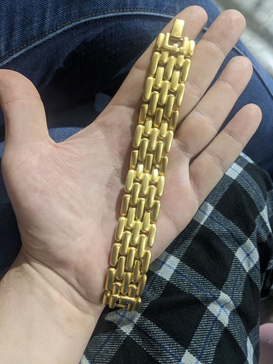 Vintage Authentic GIVENCHY Gold Colored Bracelet Heavy Wide Vintage Authentic GIVENCHY Gold Colored Bracelet Heavy Wide