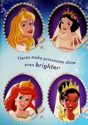 Tiaras Make Princesses Shine Even Brighter - Disney Princess Mini Poster 7.5x11