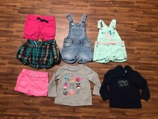 Lot of 7 Size 18M-3Y: 3Pcs Shorts, 2pcs Jumpsuits, 2pcs Long Sleeve Shirt