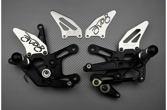 Commandes reculées AVDB Silver de qualité supérieure pour Honda CBR 600RR