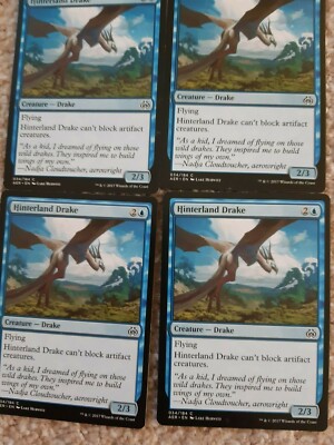MTG 4 x Hinterland Drake - Aether Revolt - NM
