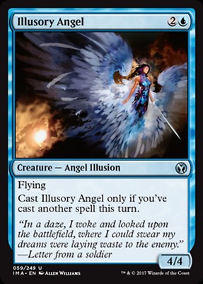 MRM ENGLISH 4x Illusory Angel - Illusionärer Engel MTG magic IMA