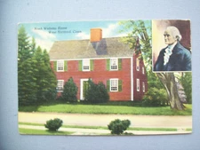 NOAH WEBSTER HOME, WEST HARTFORD, CONN. Postcard