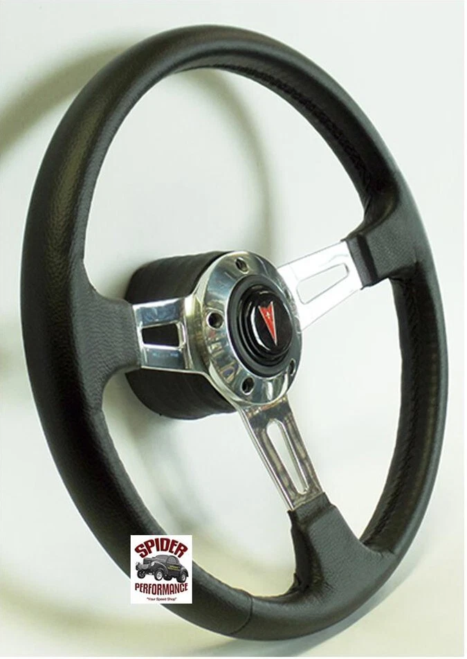1969-1989 Pontiac steering wheel 14" GT TOURING - Image 2 of 4