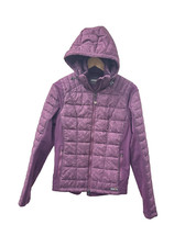 Kerrits Ladies Puffer Hooded Jacket Size Small Horse Print Equestrian EUC