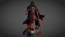 3D Print - Darth Revan From Star Wars - Grey Or Painted - Custom Resin Statue