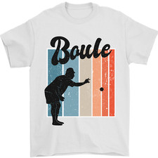 Boule Petanque Balls Bowls Mens T-Shirt 100% Cotton
