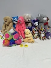 Set Of 12 Assorted Plush Animals Bargain Price Wholesale Variety Of Brands