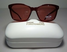 Diane von Furstenberg DVF686S Ruby Crystal New Women's Sunglasses