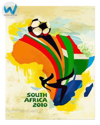 2010 FIFA World Cup South Africa Poster Soccer Wall Art 12X16