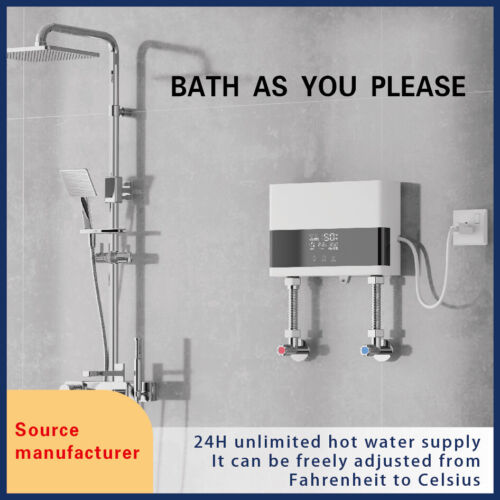 6000W Electric Instant Hot Water System Tankless Shower Heater Homehold 220V - Picture 5 of 24