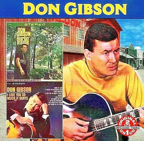 DON GIBSON:   2 ORIGINAL  LP'S ON 1 CD .. 20 HITS ..   BIG HEARTED ME ..SEALED