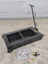 Pro Lube 18 Gal. Mobile Oil Drain Container Deck w/ Pump 42" x 22" x 6-1/2"
