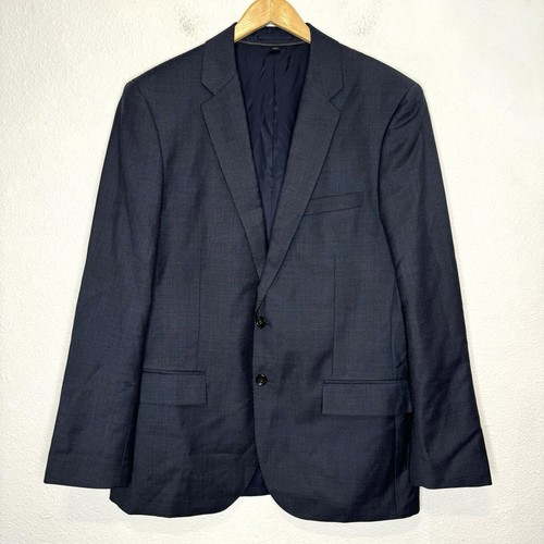 Costume Slim Homme J.Crew Ludlow Micro-rayure - Veste 38S, Pantalon 30/30, Coton Italien, Occasion Très Bon état