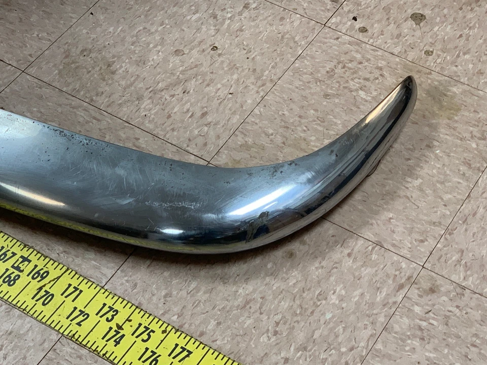 Para-choque dianteiro superior cromado fabricante de equipamento original 1954 Buick Roadmaster Special Century Skylark - Imagem 4 de 4