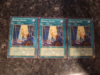 Break Draw 3X Break! Draw! ABPF-EN052 - Yugioh Yu Gi Oh! Playset 1st Edition | eBay