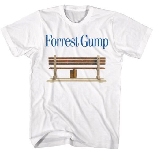 Forrest Gump V1 T SHIRT Movie Poster Vintage Natural sizes S Forrest Gump V1 T SHIRT Movie Poster Vintage Natural sizes S
