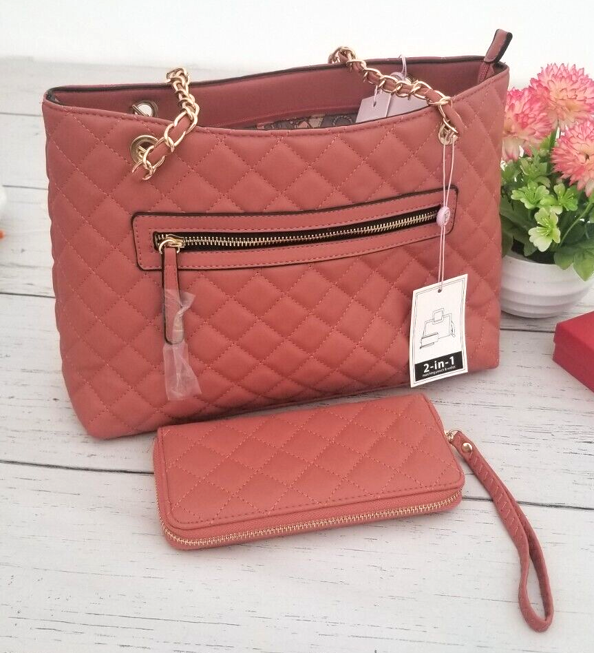Peta-approved Vegan Shoulder Bag Pink. NWT | eBay display picture 1