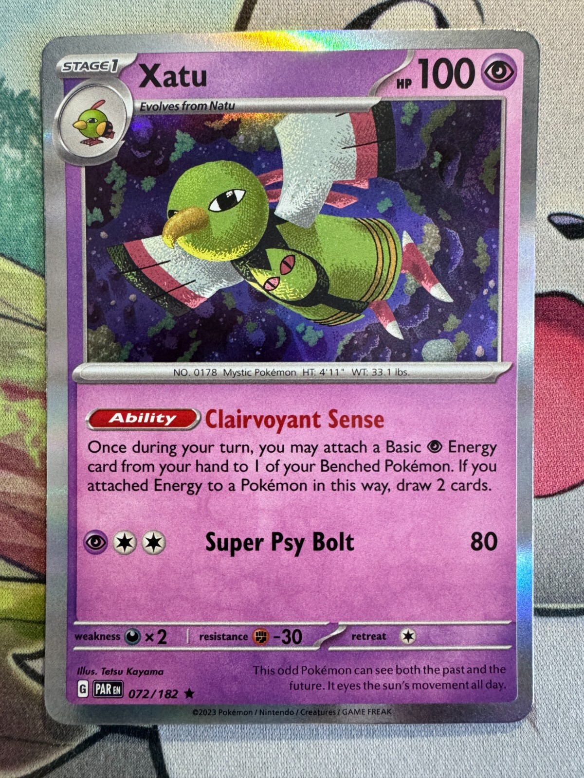 Xatu Holo English Pokemon TCG BKBN02