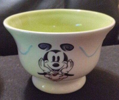 Disney Mickey Mouse Ice Cream Sundae Bowls Vintage Dishware Tableware (see pics)