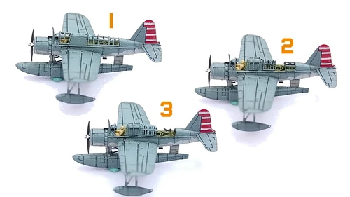 YZ Model YZ-031B 1/350 VOUGHT OS2U-3 Kingfisher Wasserflugzeug - Bild 4 von 9