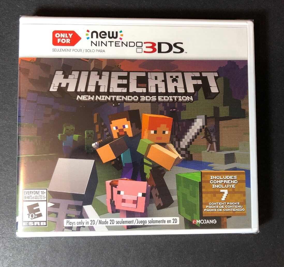 minecraft 3ds xl game