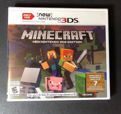 nintendo 3ds with minecraft